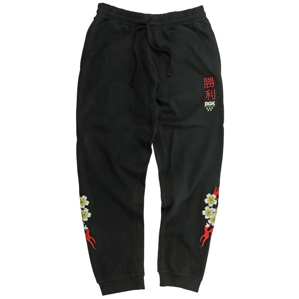 DGK Dynasty Black Sweatpants [Size: S]