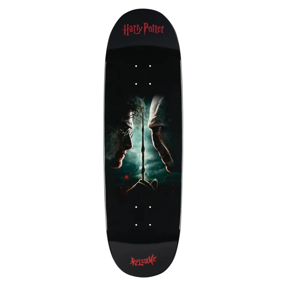 Welcome X Harry Potter Finale On Boline 2.0 Black Dip 9.5 Skateboard Deck