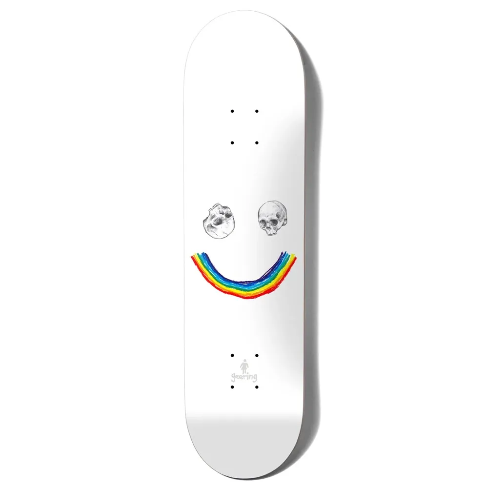 Girl Skull N Bows One Off Breana Geering 8.5 Skateboard Deck