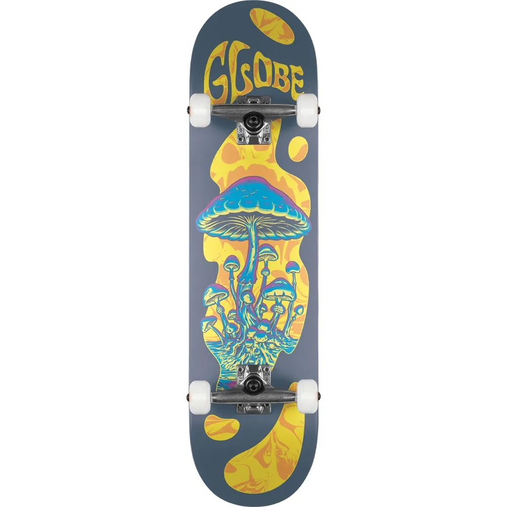 Globe G1 Mind Expansion Grey Neon 8.25 Complete Skateboard