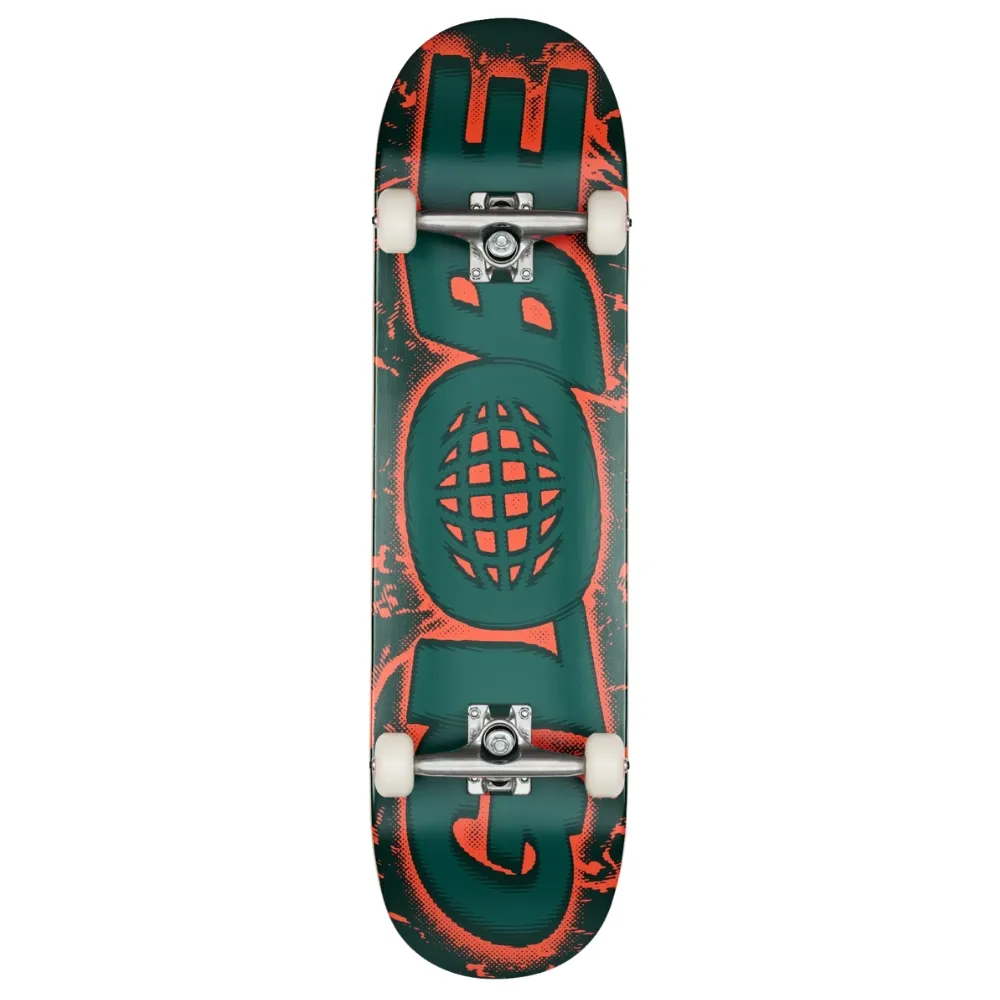 Globe G0 Reverb Dark Olive Phantom 8.375 Complete Skateboard