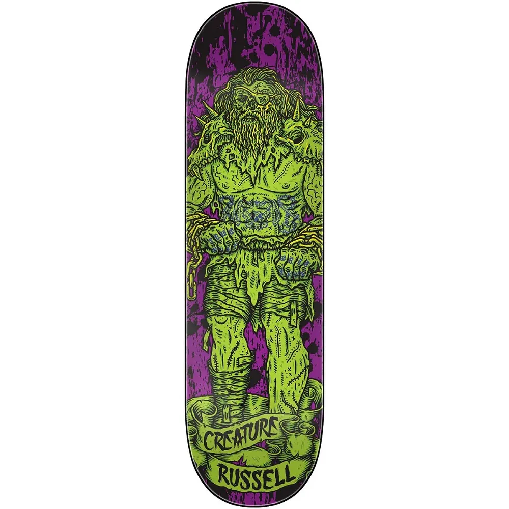Creature Russell Vikings Of The Hesh Law XX Pro 8.75 Skateboard Deck