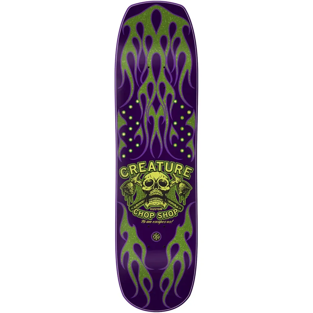 Creature Chop Shop Flame 8.5 Skateboard Deck
