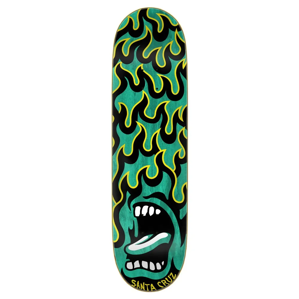 Santa Cruz Screaming Flame 7 Ply Birch 8.5 Skateboard Deck