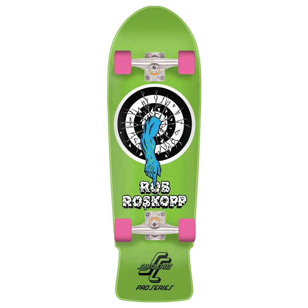 Santa Cruz Roskopp One 31.4 Shaped Cruiser Skateboard