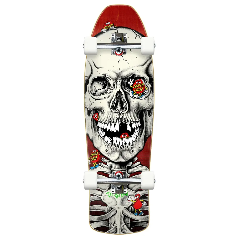 Santa Cruz Dot Dudes 34 Shaped Cruiser Skateboard