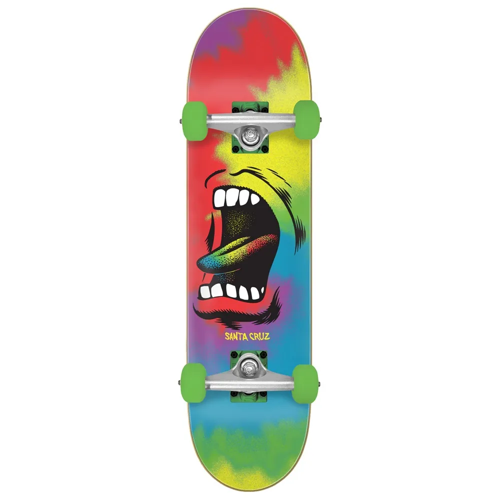 Santa Cruz Big Mouth Tie Dye Full 8.0 Complete Skateboard