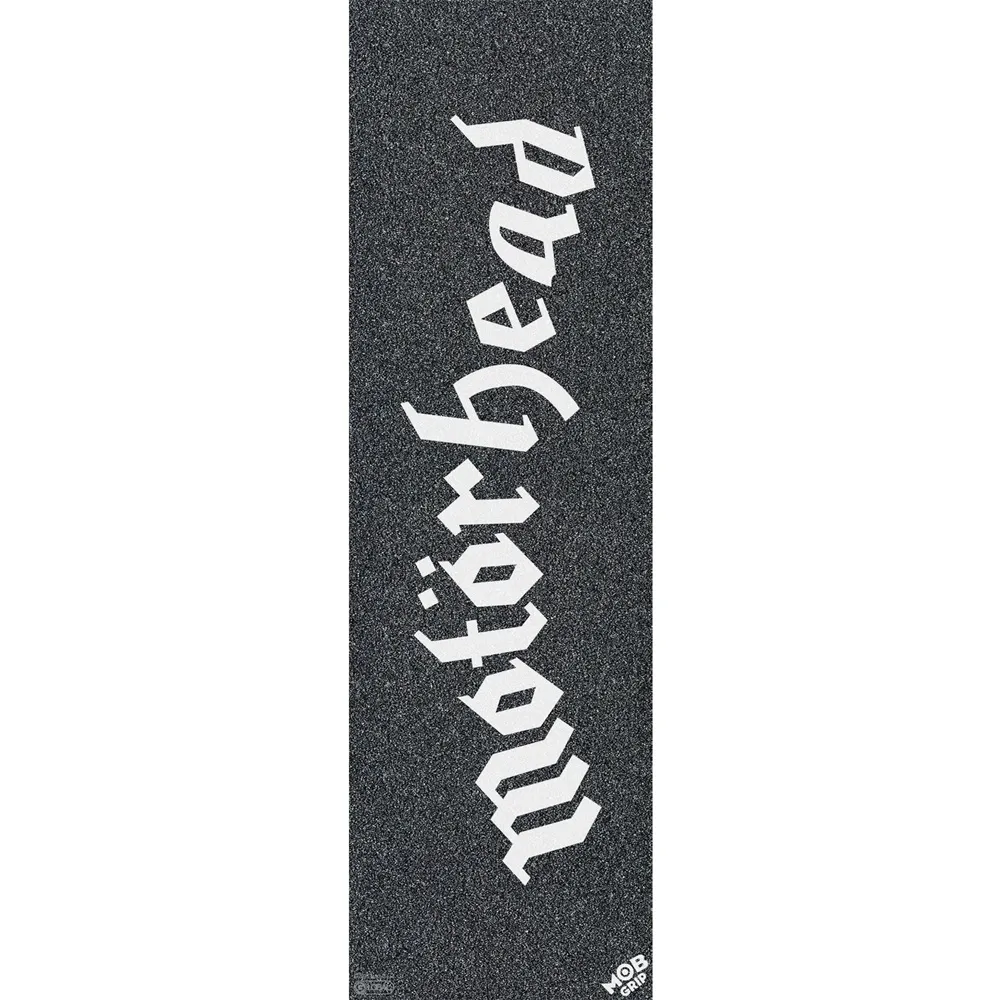 Mob X Motorhead Old English Perforated 10 x 33 Skateboard Grip Tape Sheet
