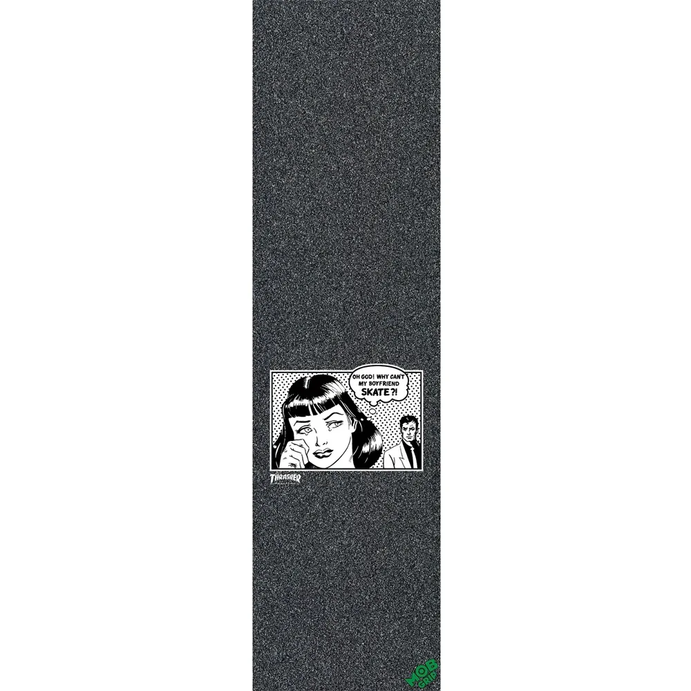 Mob X Thrasher Boyfriend Perforated 9 x 33 Skateboard Grip Tape Sheet