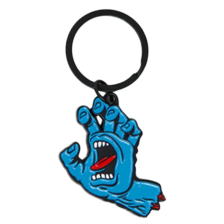 Santa Cruz Screaming Hand Blue Keyring