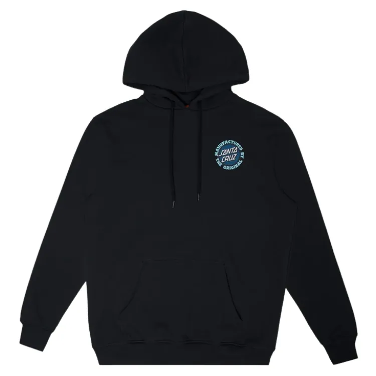 Santa Cruz Speed MFG Dot Off Black Hoodie [Size: L]