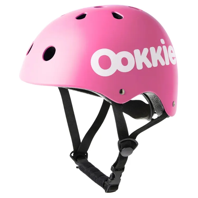 Ookkie Kids Pink Certified Helmet
