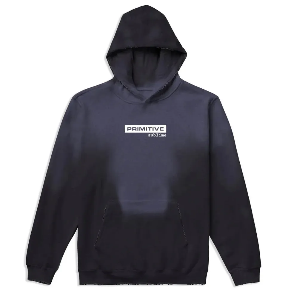 Primitive X Sublime Dirty P Sun Black Hoodie [Size: M]