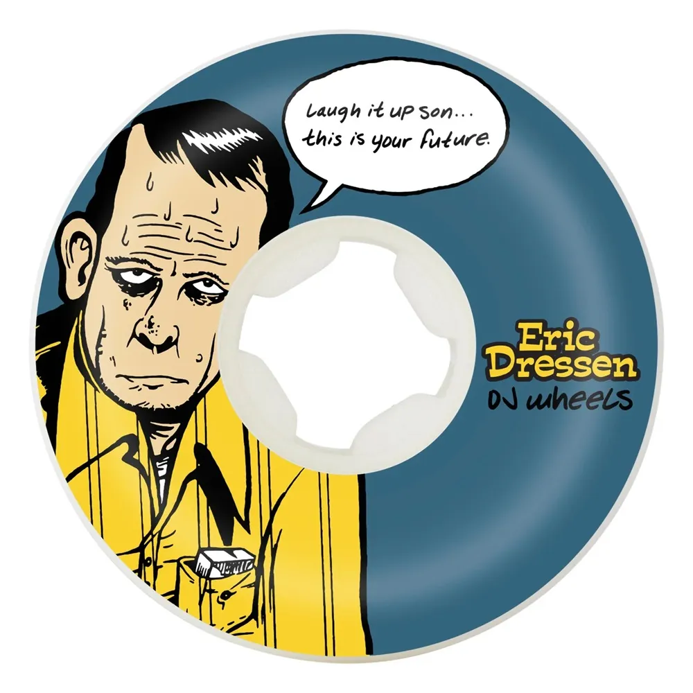 Oj Laugh It Up Dressen White 99A 58mm Skateboard Wheels