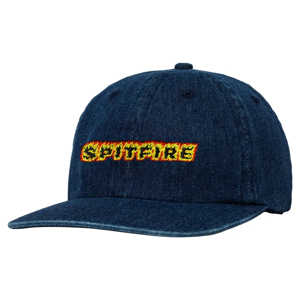 Spitfire Flames Script Denim Hat