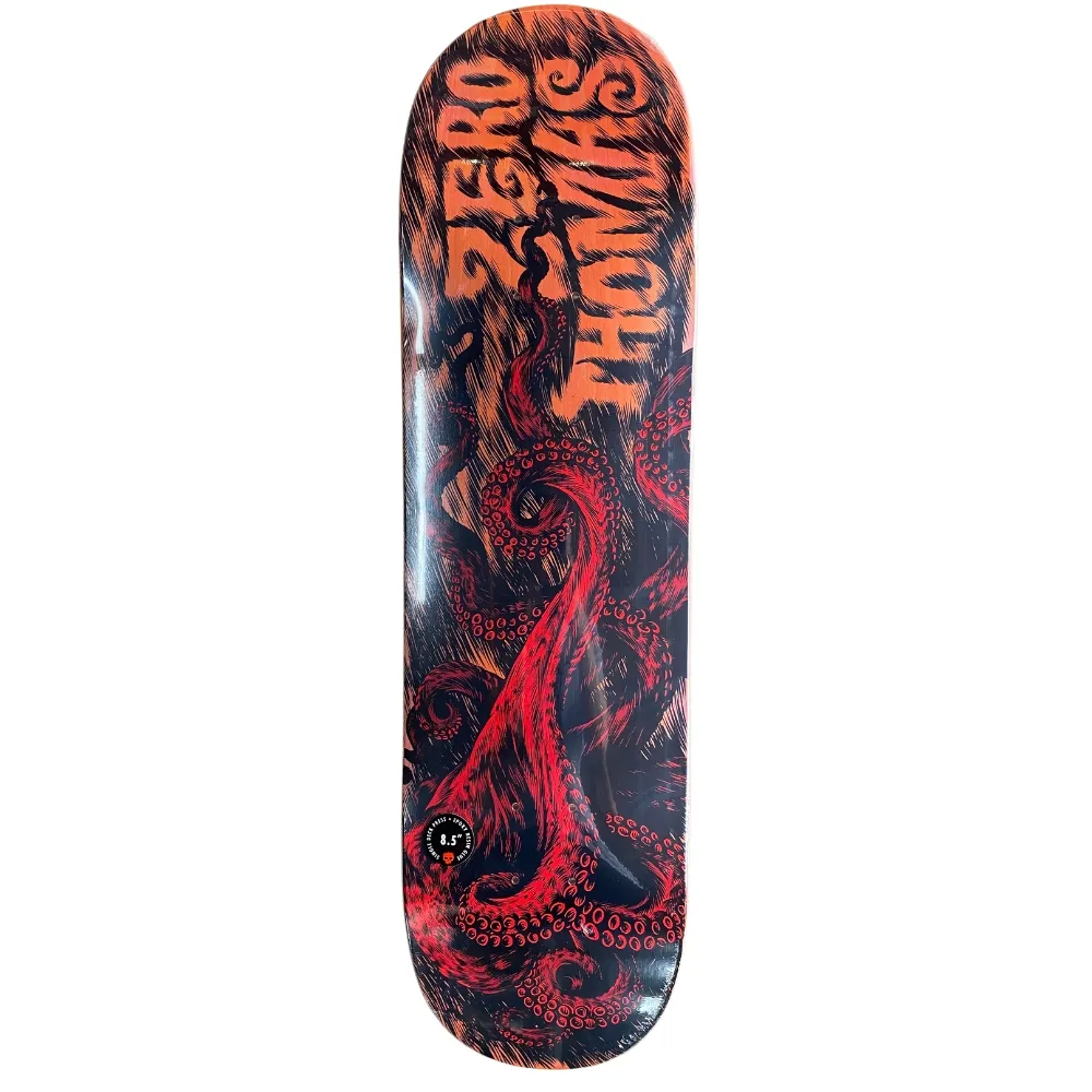Zero Octopus Jamie Thomas Orange 8.5 Skateboard Deck
