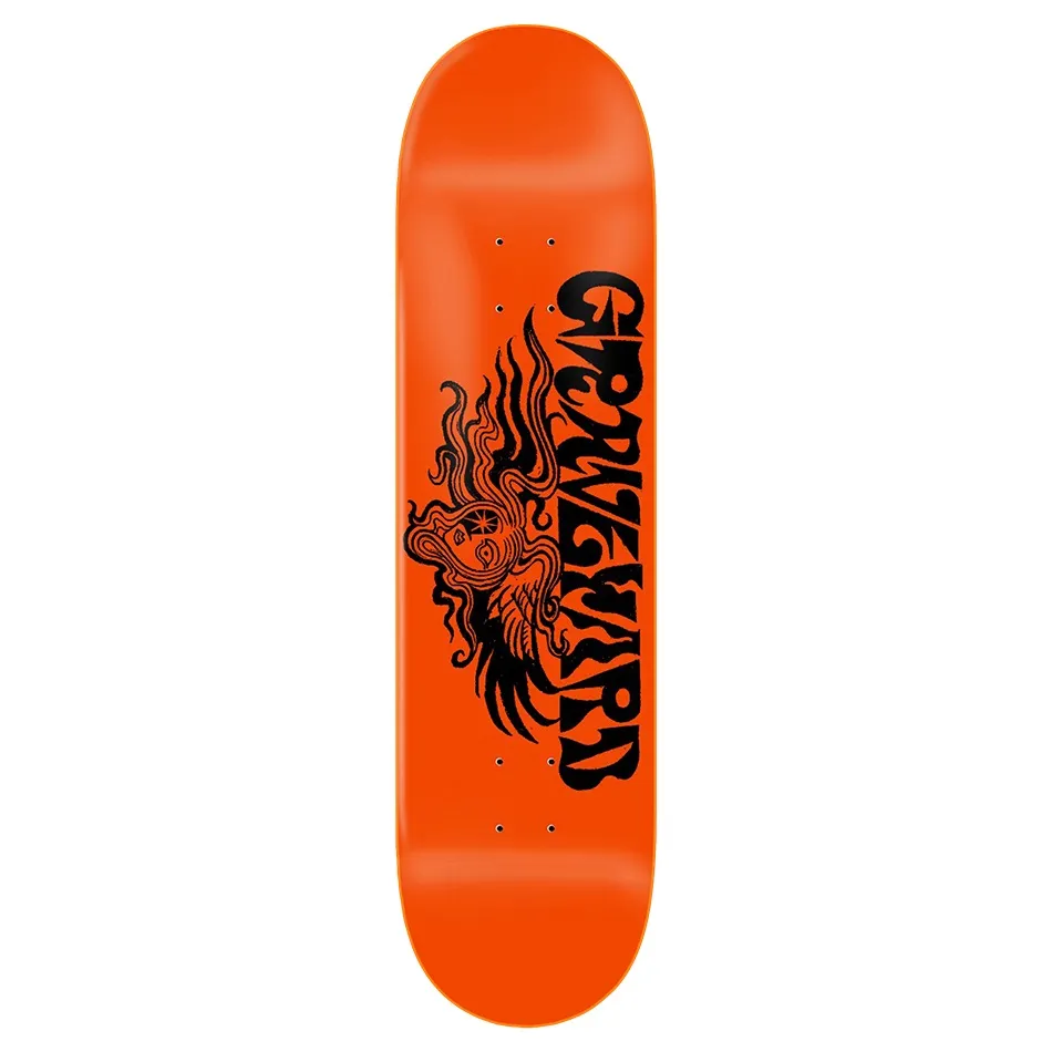 Zero X Graveyard Medusa Orange 8.25 Skateboard Deck