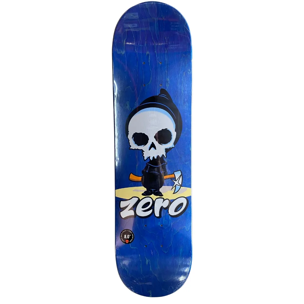 Zero Lil Reaper Blue 8.0 Skateboard Deck
