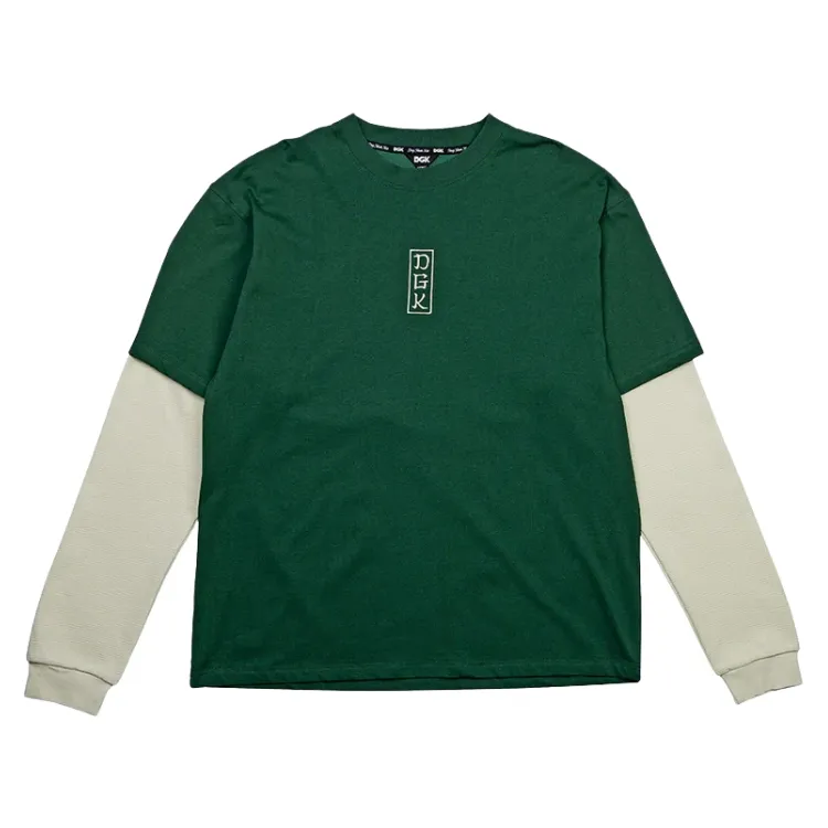 DGK Union 2fer Knit Long Sleeve Shirt [Size: M]