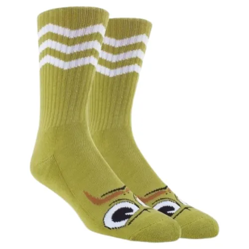 Toy Machine Turtle Boy Stache Green Socks