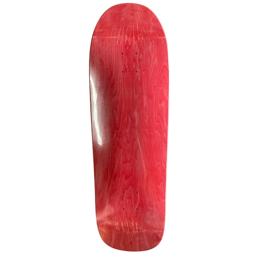Absolute Blank Shaped Red 9.8125 Skateboard Deck