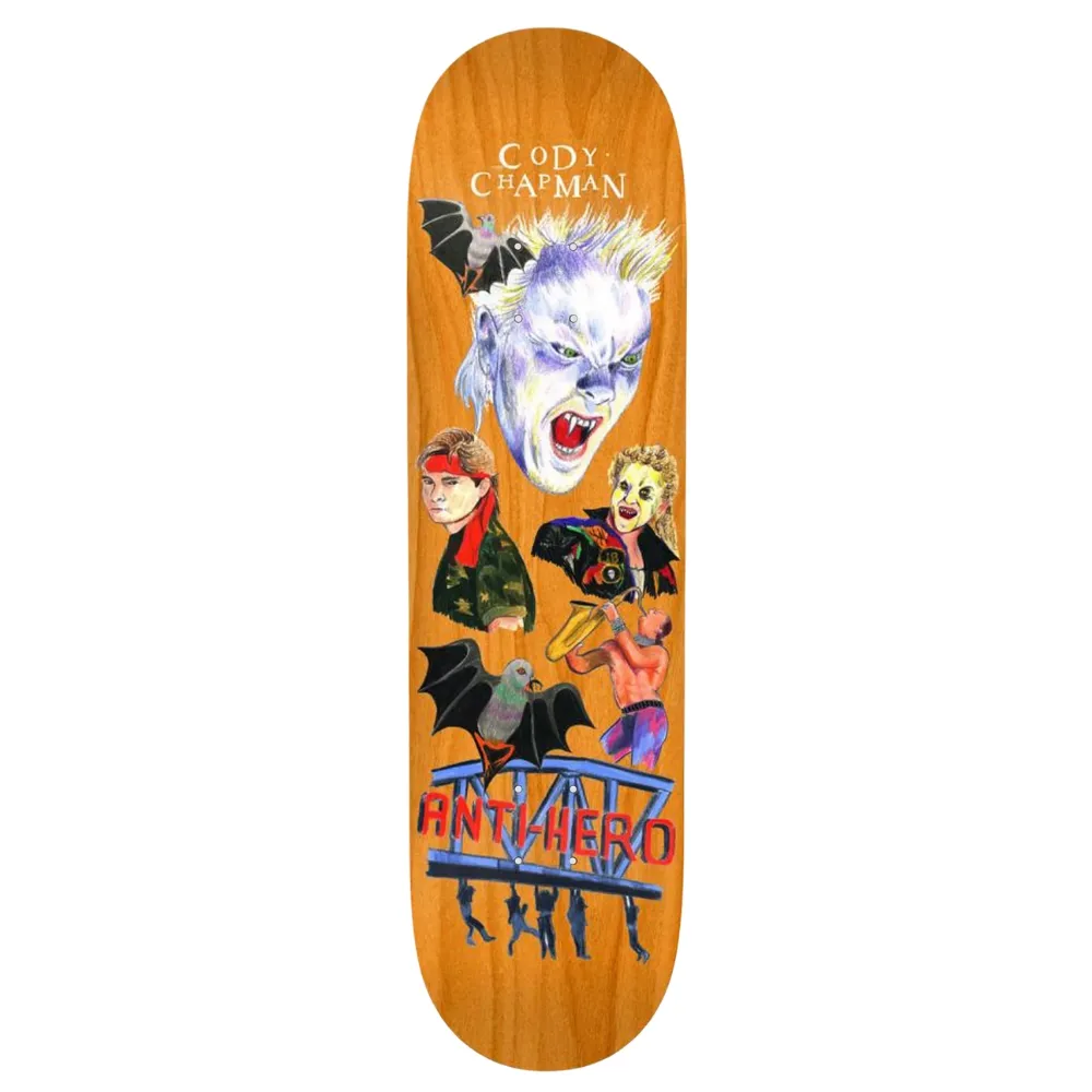 Anti Hero Still Believe Cody Chapman Orange 8.32 Skateboard Deck