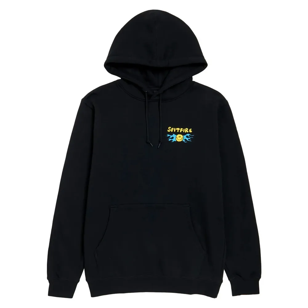 Spitfire Happy Classic Black Hoodie [Size: L]