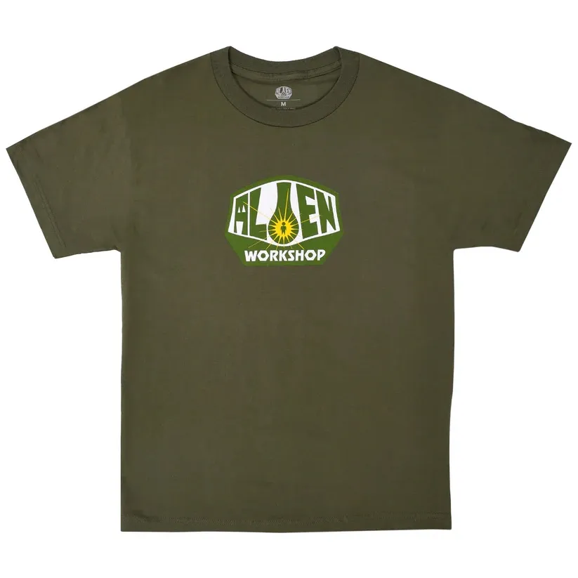 Alien Workshop OG Logo Fatigue Green T-Shirt [Size: M]