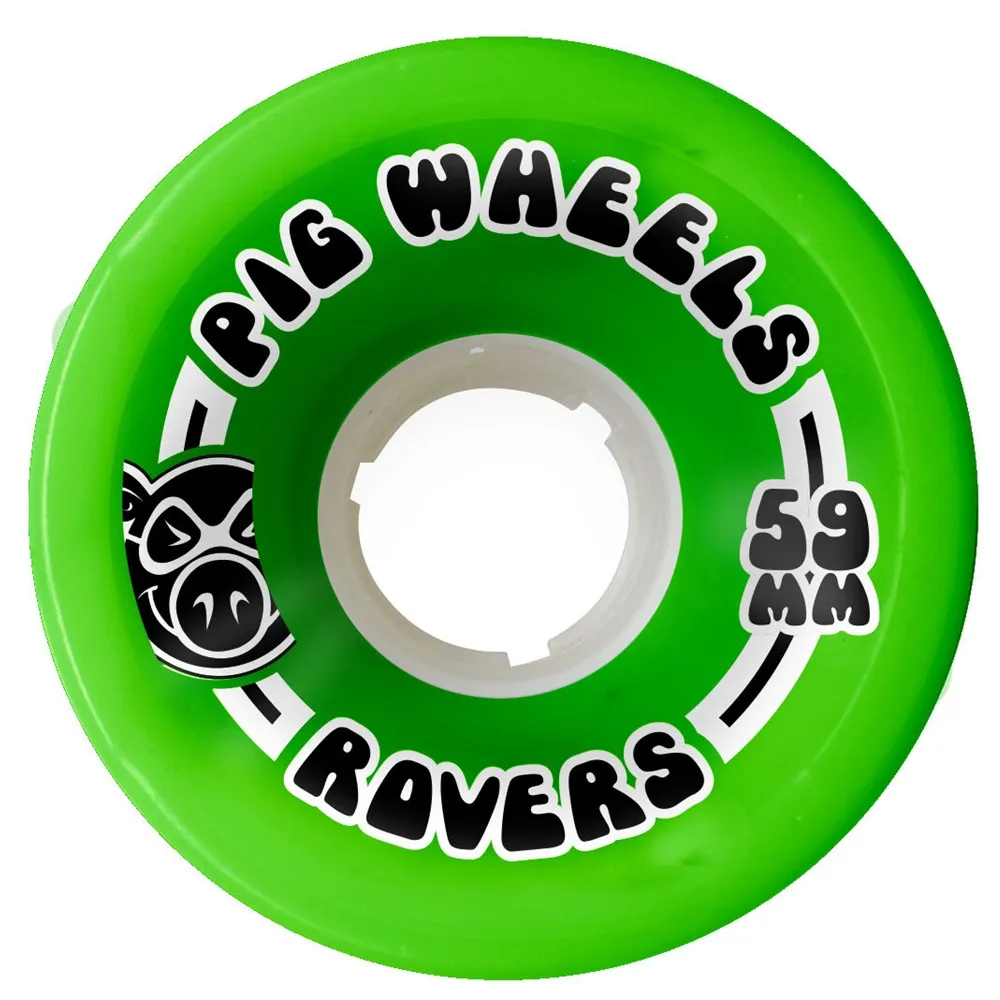 Pig Rover Green 85A 59mm Skateboard Wheels