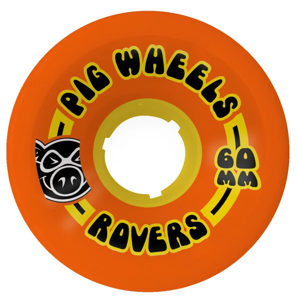 Pig Rover Orange 85A 60mm Skateboard Wheels