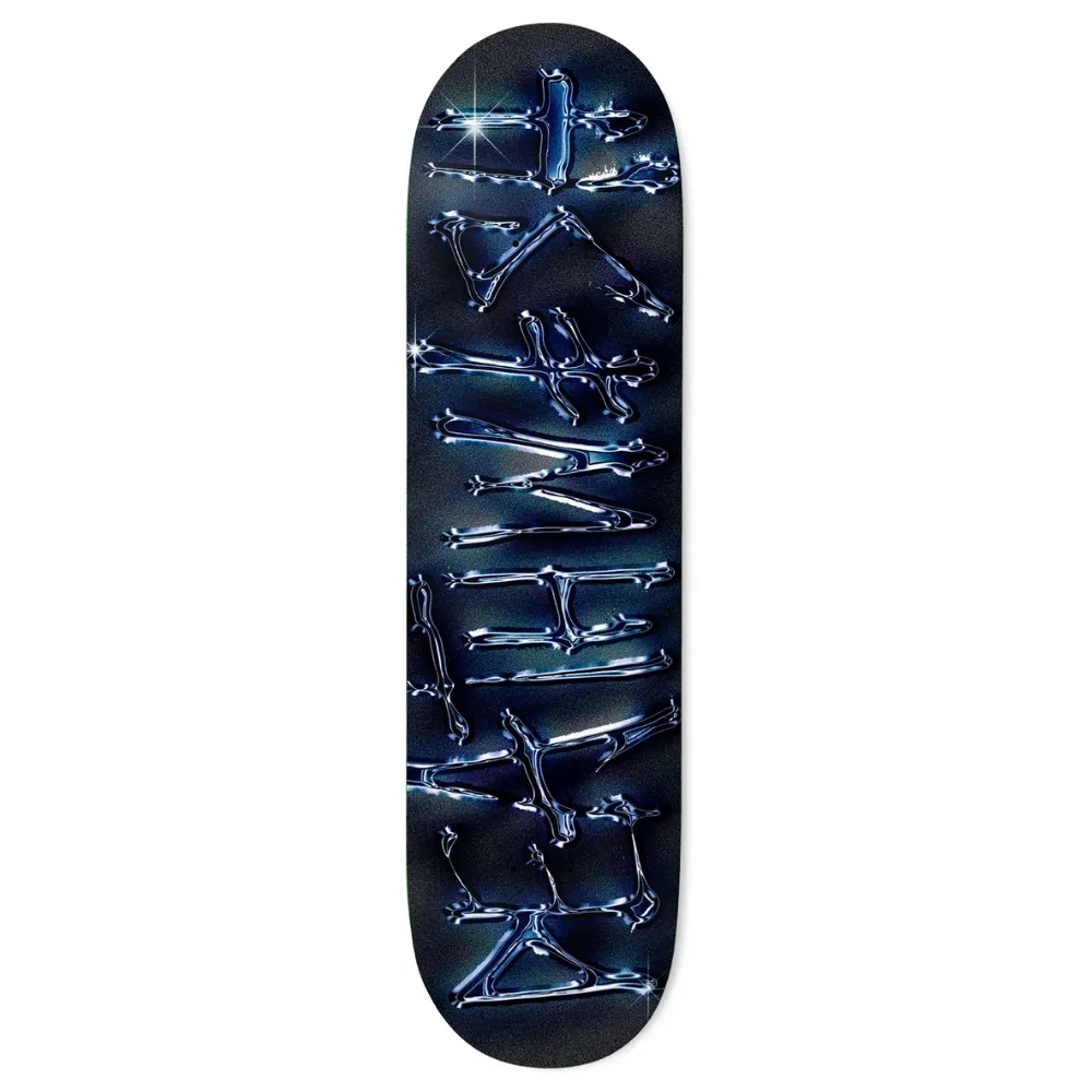 Deathwish OG Spray Chrome Black 9.0 Skateboard Deck