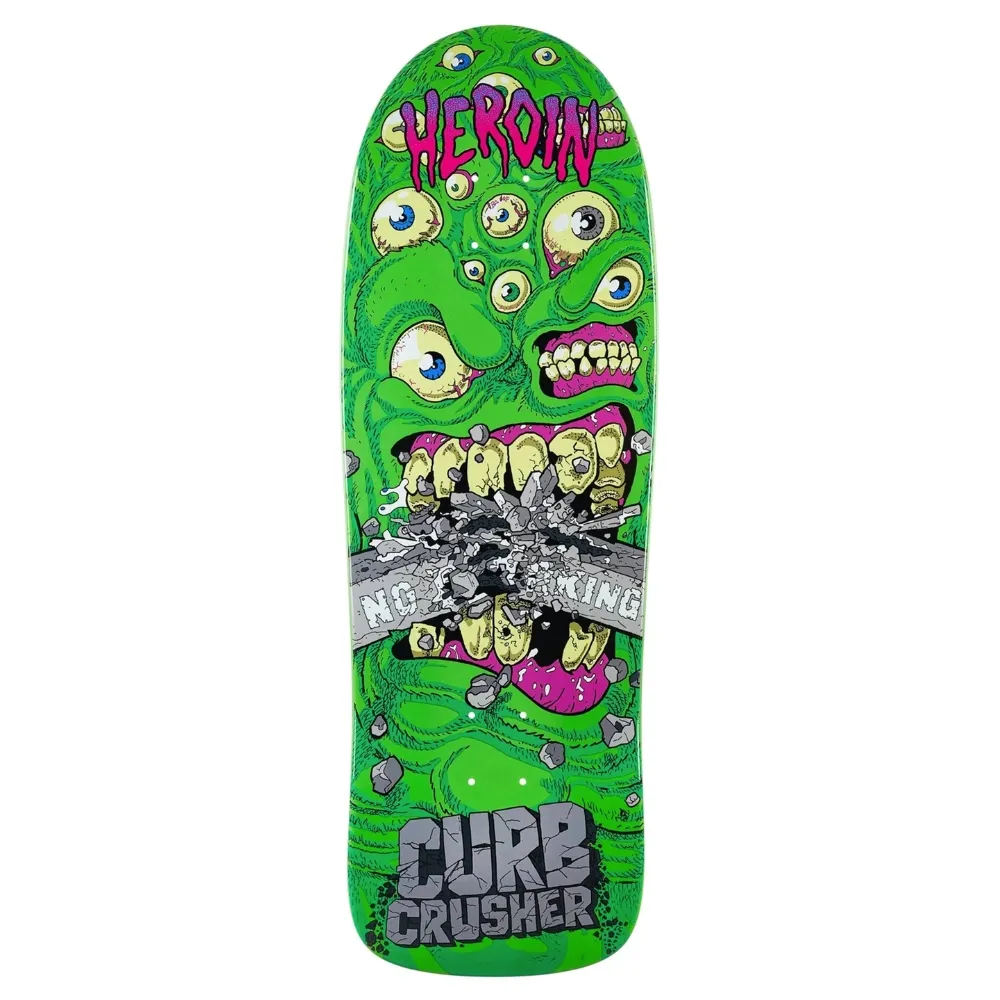Heroin Curb Crusher Chomp 10.25 Skateboard Deck