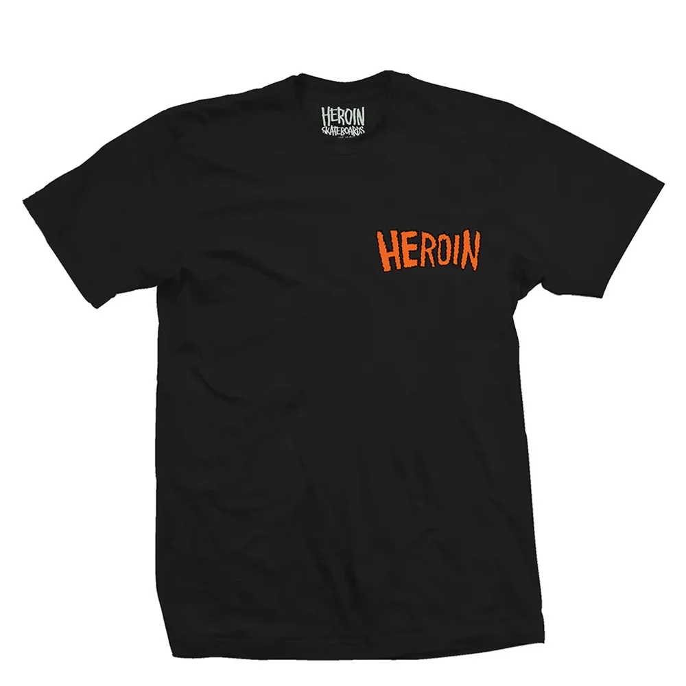 Heroin King Croc Black T-Shirt [Size: L]