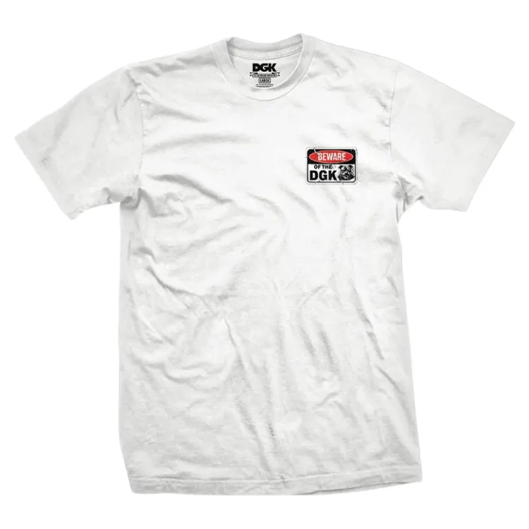 DGK On Guard White T-Shirt [Size: M]