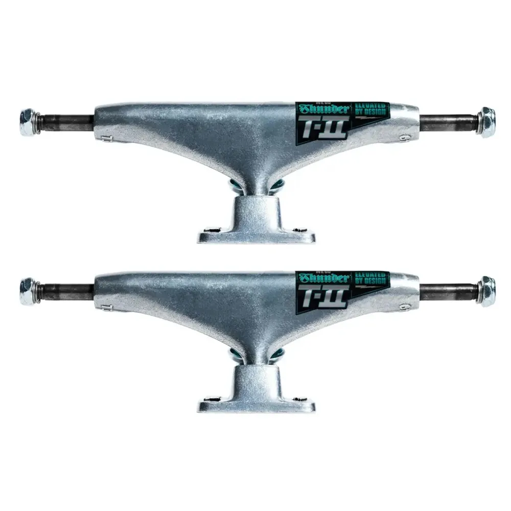Thunder T-II Polished Set Of 2 Skateboard Trucks [Size: 147]
