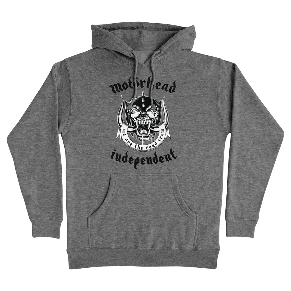 Independent X Motorhead Warpig Grey Heather Hoodie [Size: M]