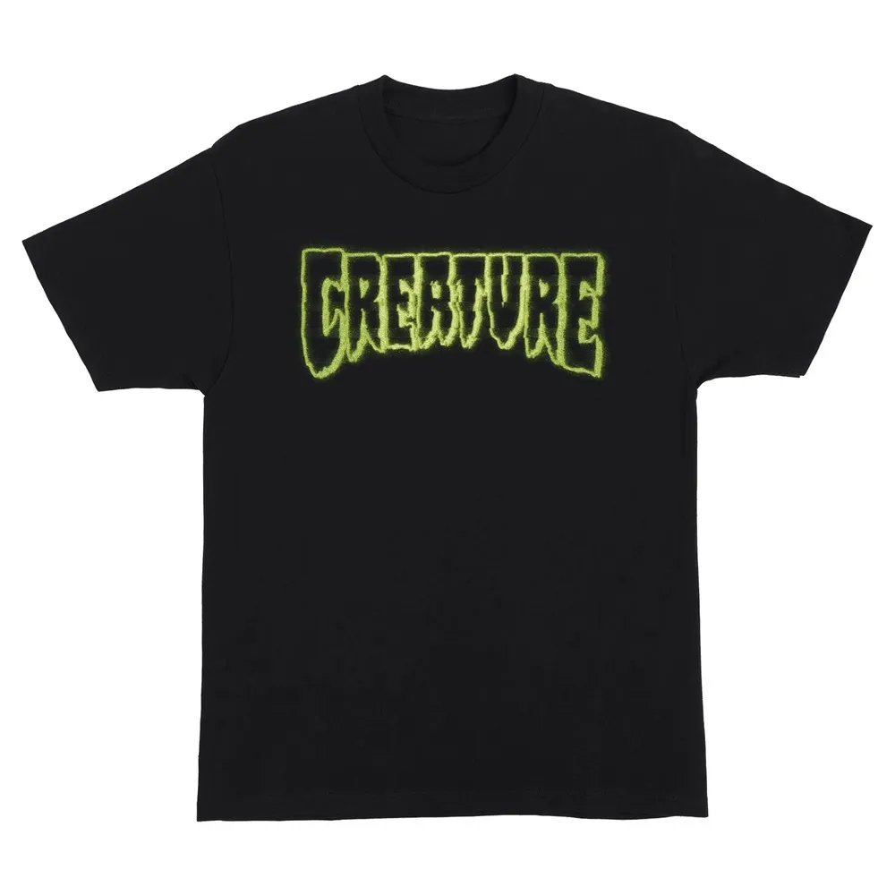 Creature Bonehead Glitch Heavyweight Black T-Shirt [Size: M]