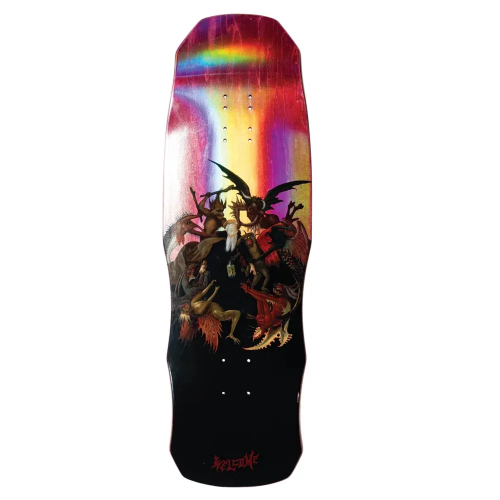 Welcome Torment On Dark Lord Dark Red 9.8 Skateboard Deck