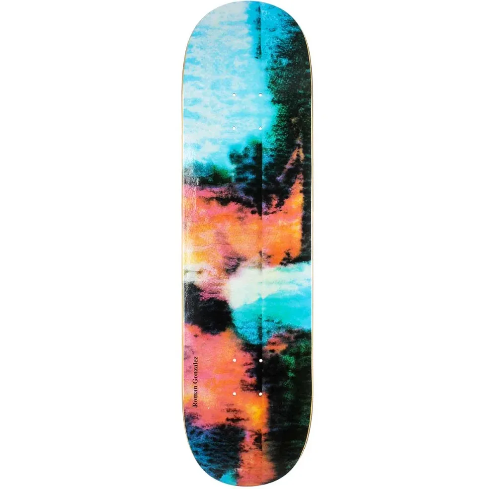 Polar Skate Co Roman Gonzalez Burning World 8.25 Skateboard Deck
