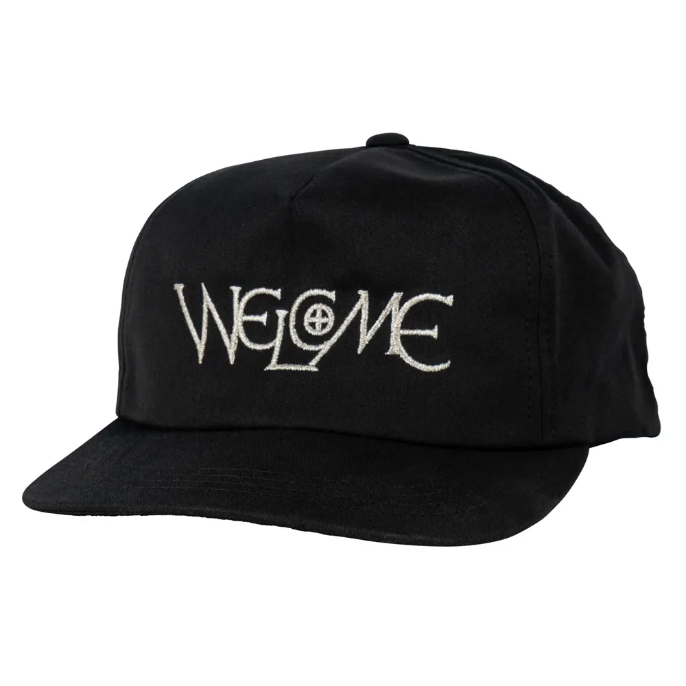 Welcome Skateboards Chisel Black Silver Hat