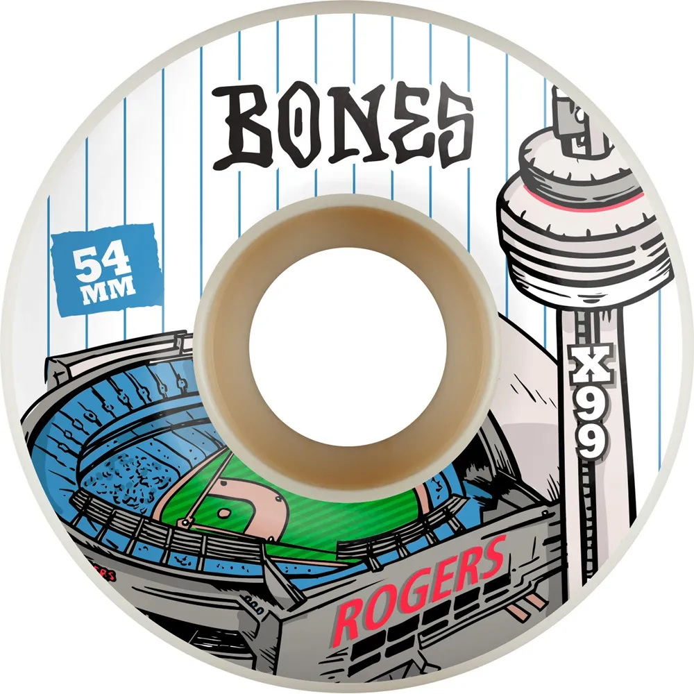 Bones X-Formula Rogers Centre Standard V1 99A 54mm Skateboard Wheels
