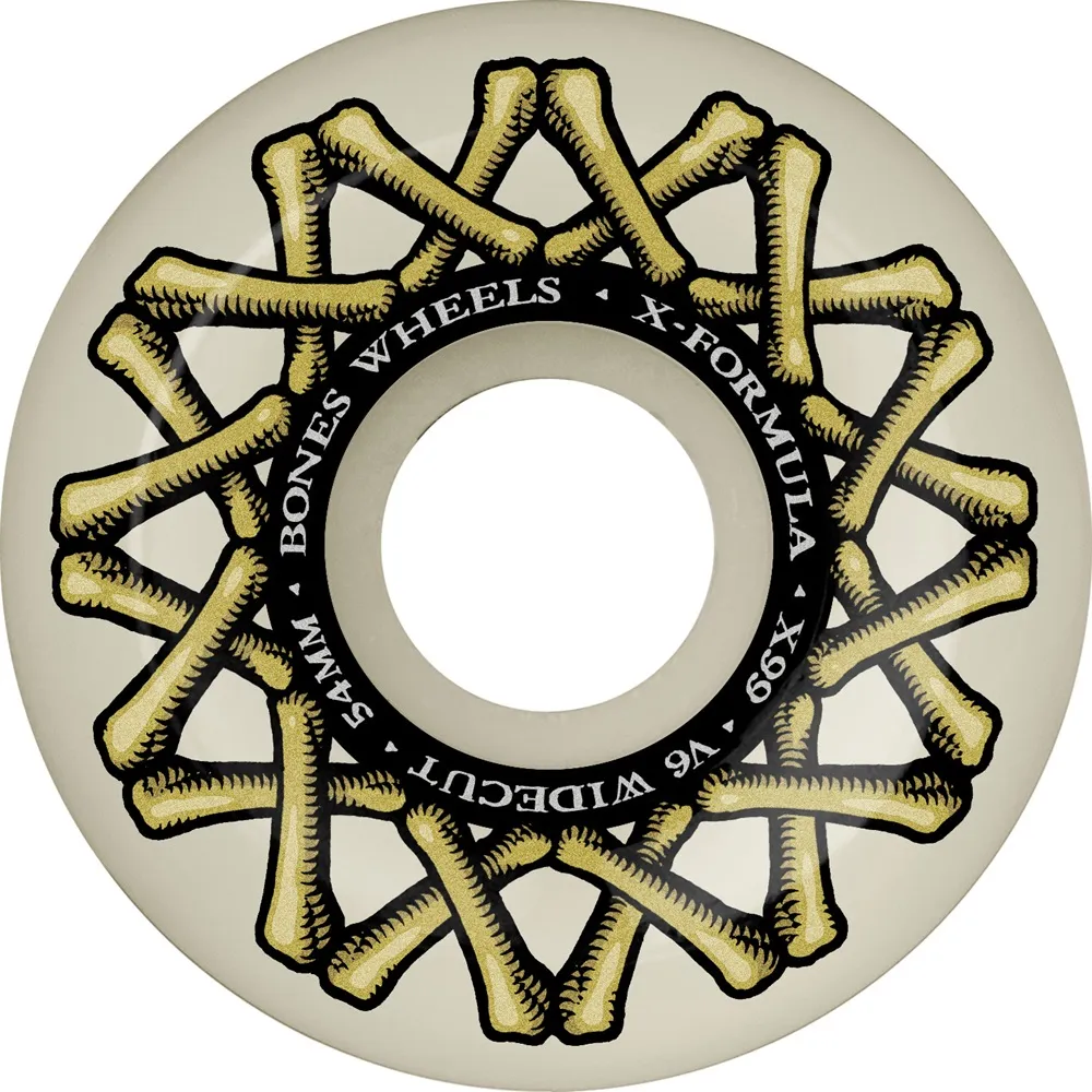 Bones X-Formula Widecut V6 99A 54mm Skateboard Wheels