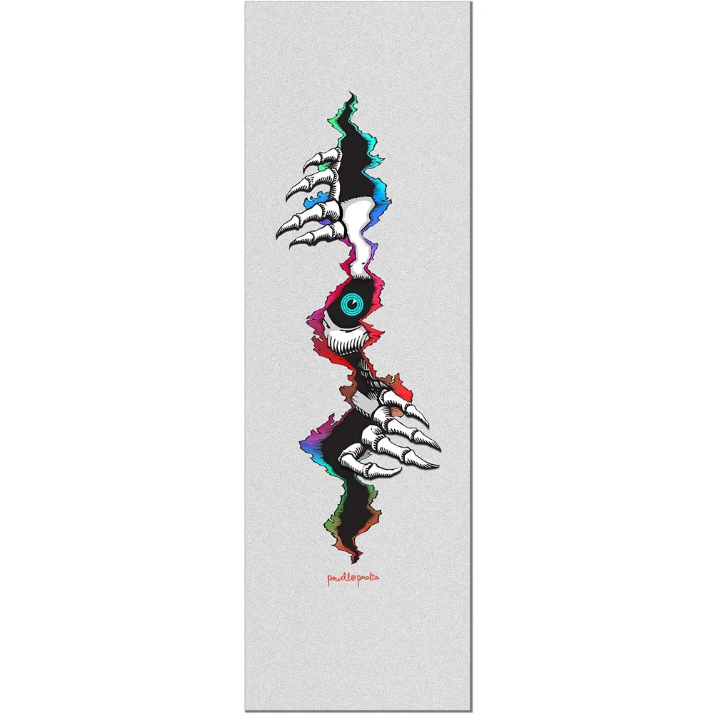 Powell Peralta Ripper Peeker Clear 10.5 x 33 Skateboard Grip Tape Sheet