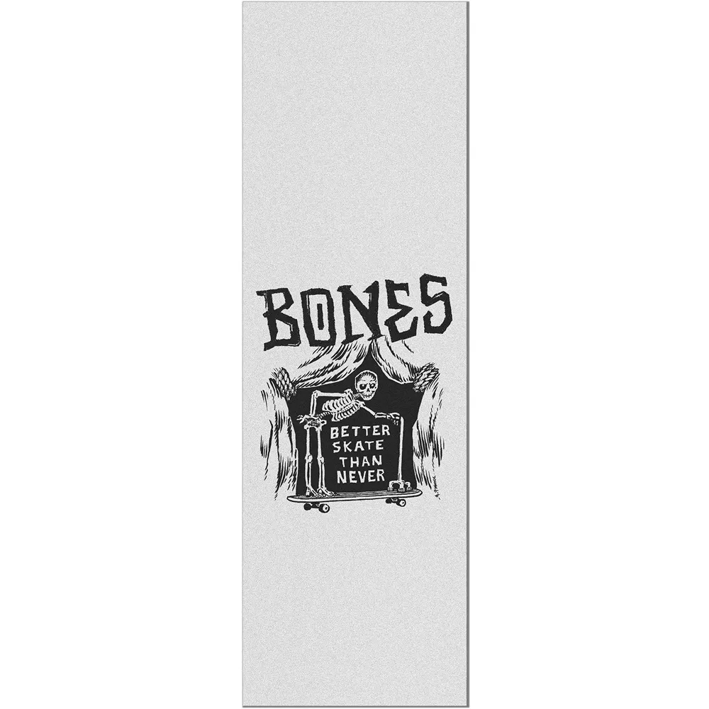 Bones Wheels Better Sk8 Clear 10.5 x 33 Skateboard Grip Tape Sheet