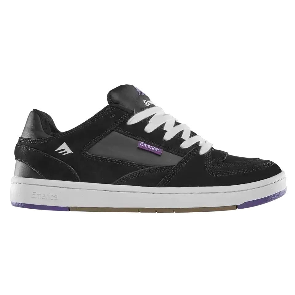 Emerica Mute Black White Gum Mens Skate Shoes [Size: US 9]