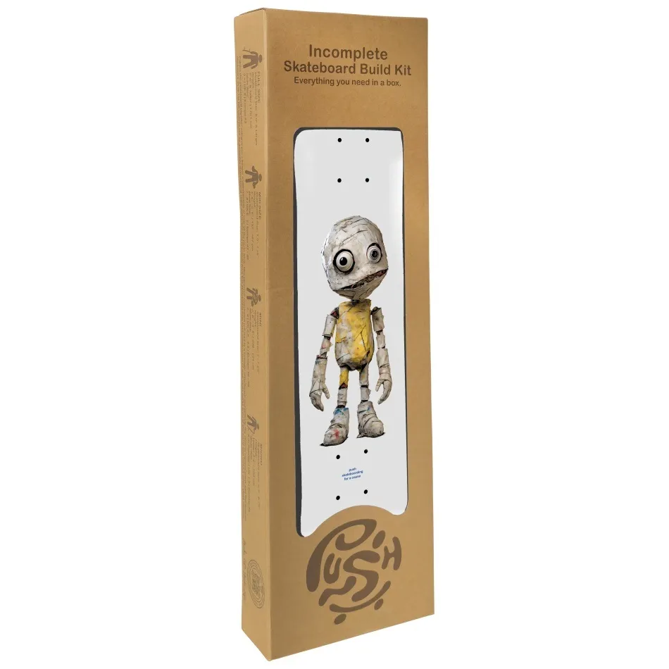 Push Mummy White 7.0 In-Complete Skateboard