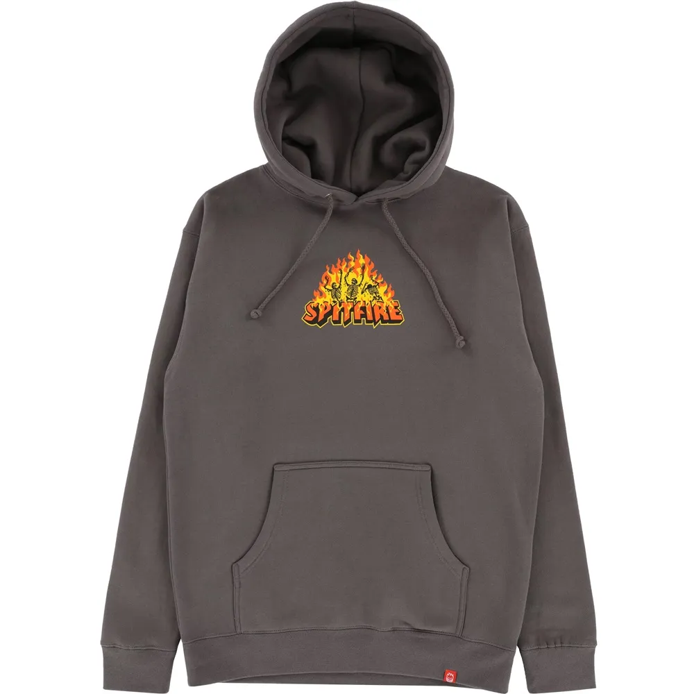 Spitfire Hellfire Charcoal Hoodie [Size: M]