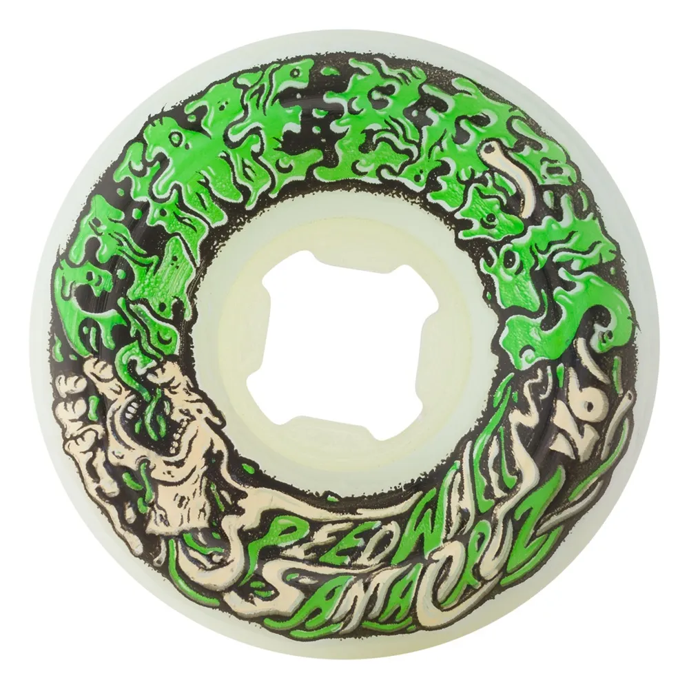 Slime Balls Vomit Mini White Green 97A 56mm Skateboard Wheels