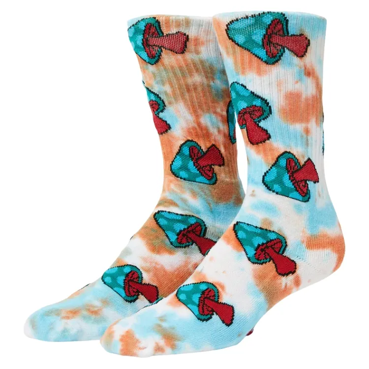 HUF Microdose Tiedye Red Socks