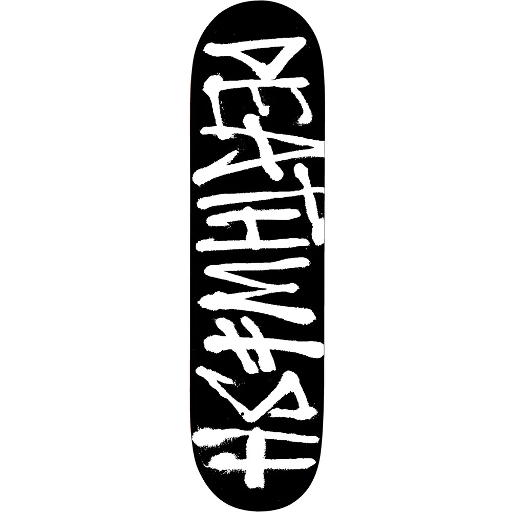 Deathwish Deathspray Black White 8.38 Skateboard Deck